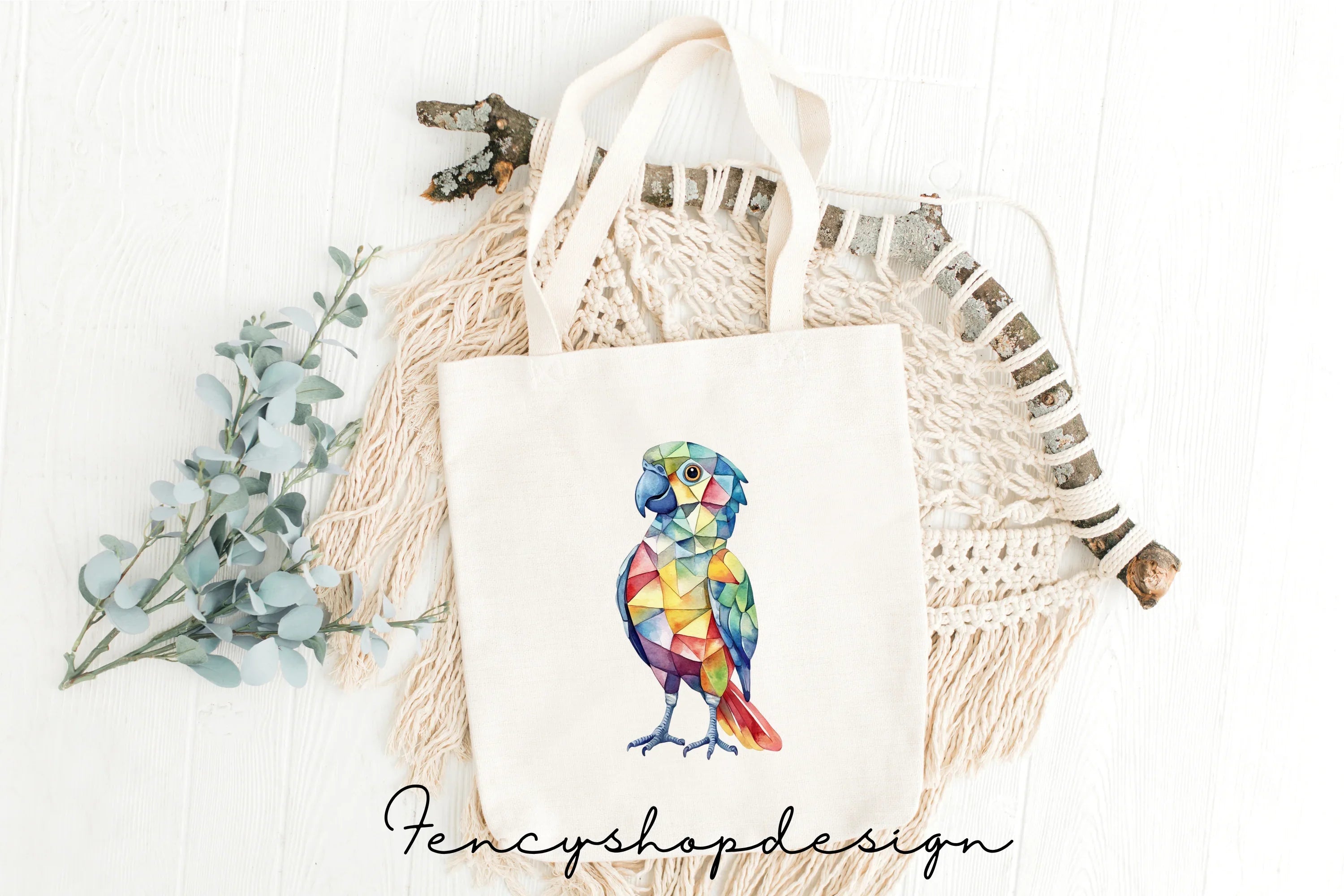 Vibrant Parrot Clipart Bundle