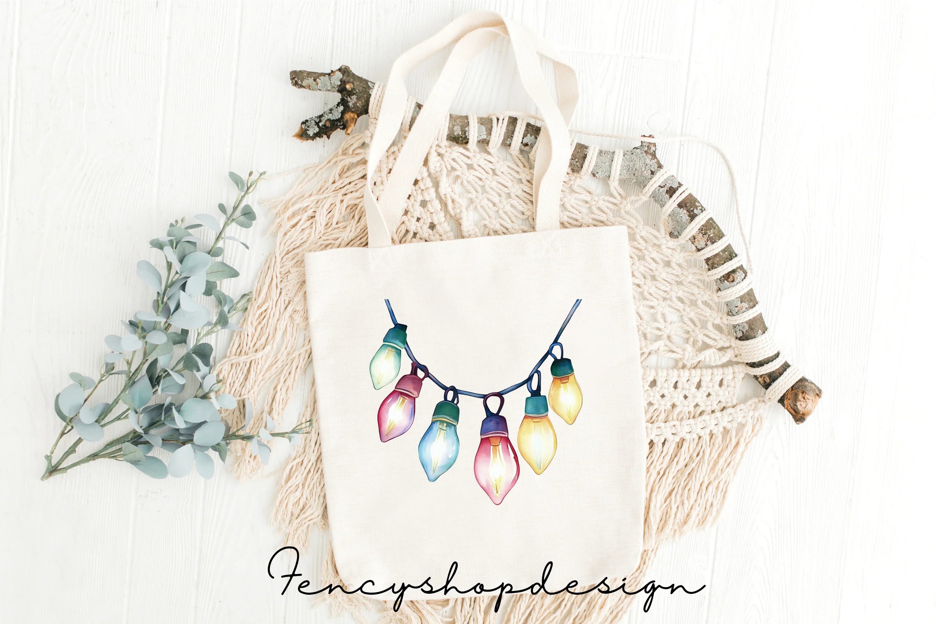 String Lights Clipart Bundle