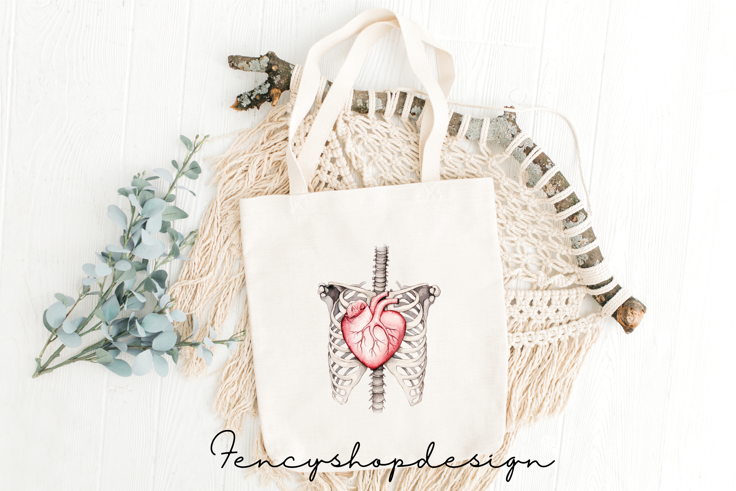 Anatomical Human Heart Clipart Bundle