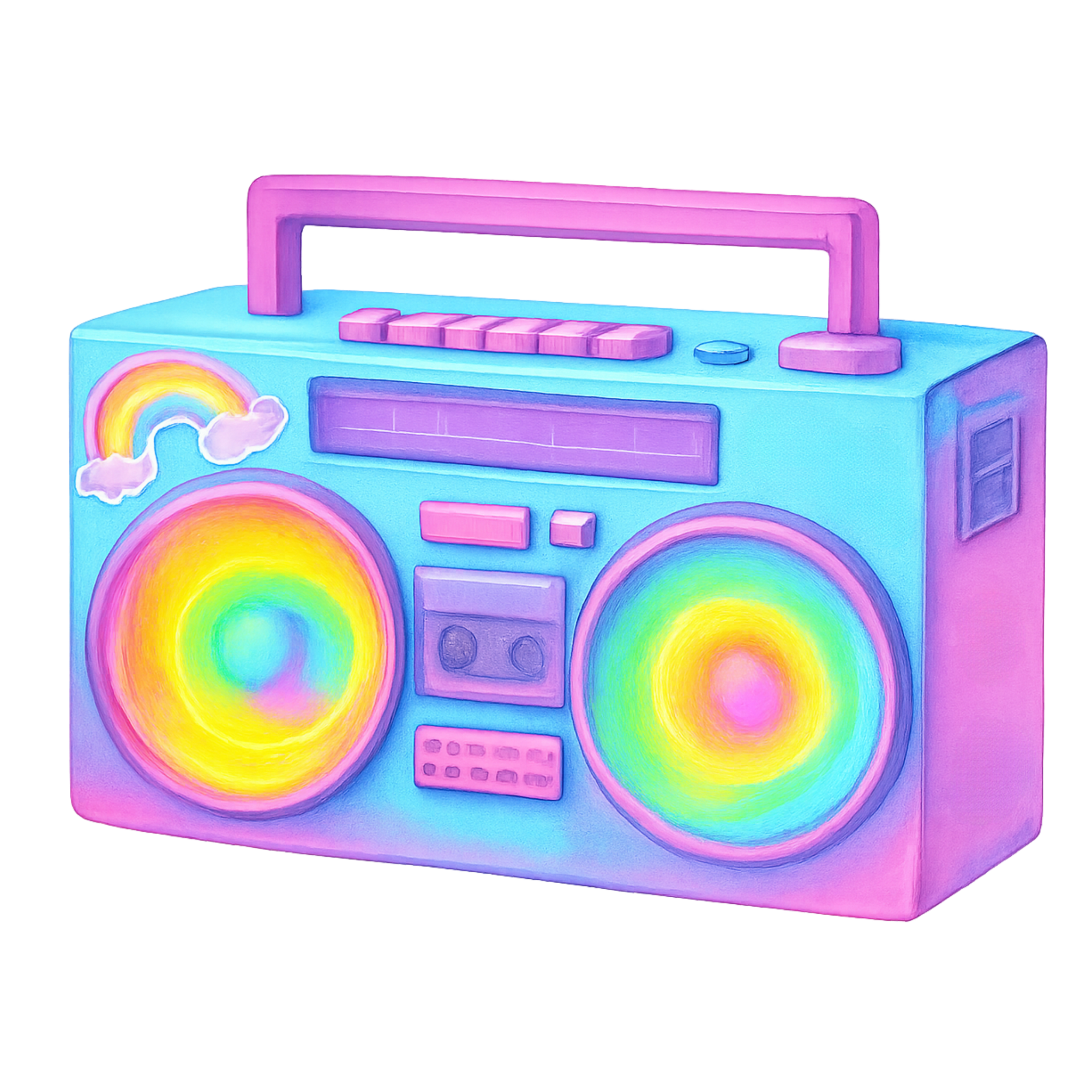 Neon Retro 1 Clipart Bundle 1 - CraftNest - Digital Crafting and Art