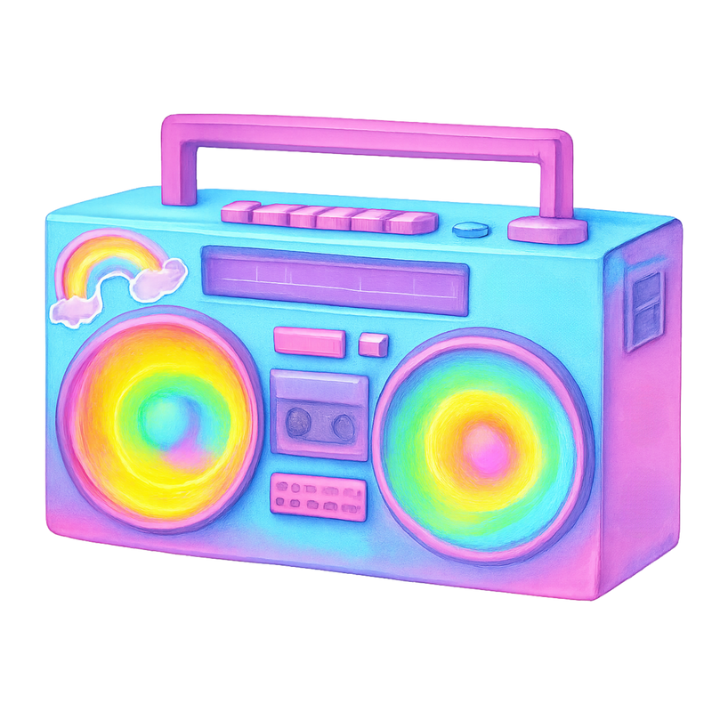 Neon Retro 1 Clipart Bundle 1 - CraftNest - Digital Crafting and Art