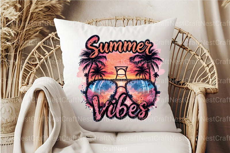 Summer Vibes Sunglasses Clipart Bundle 55 - CraftNest - Digital Crafting and Art