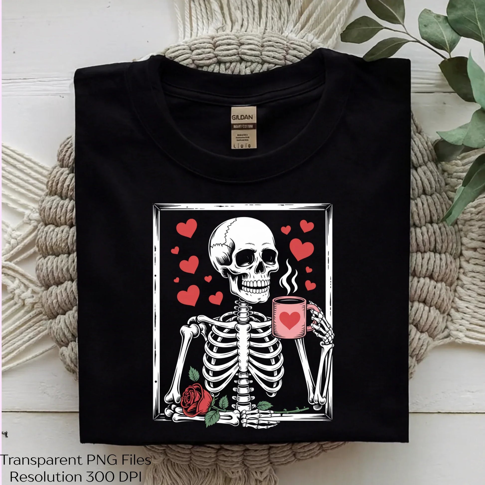 Cute Skeleton Coffee Valentine Clipart Bundle - CraftNest - Digital Crafting and Art