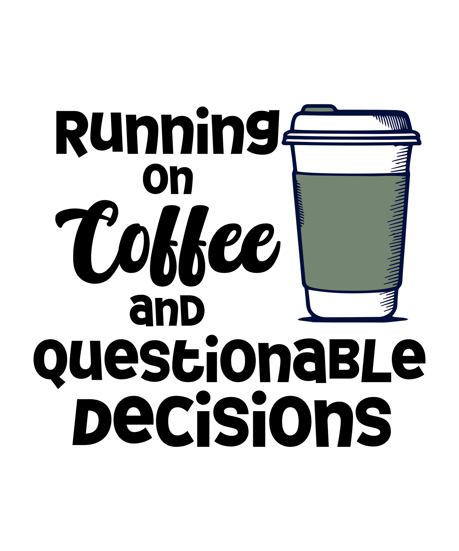 Ts Running On Coffee Clipart Bundle - CraftNest - Digital Crafting and Art