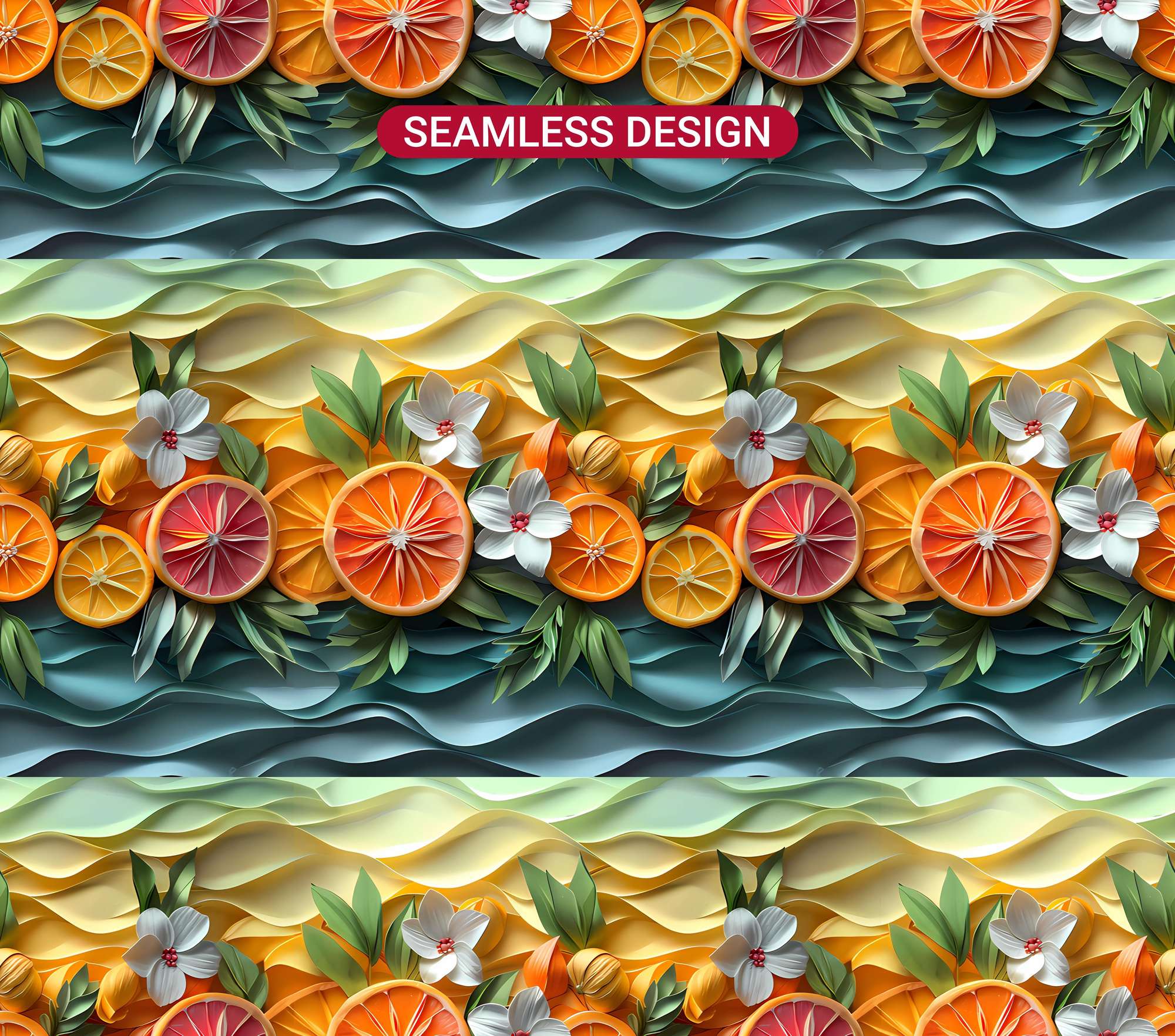 Citrus Spectrum 2 Tumbler Wrap - CraftNest - Digital Crafting and Art