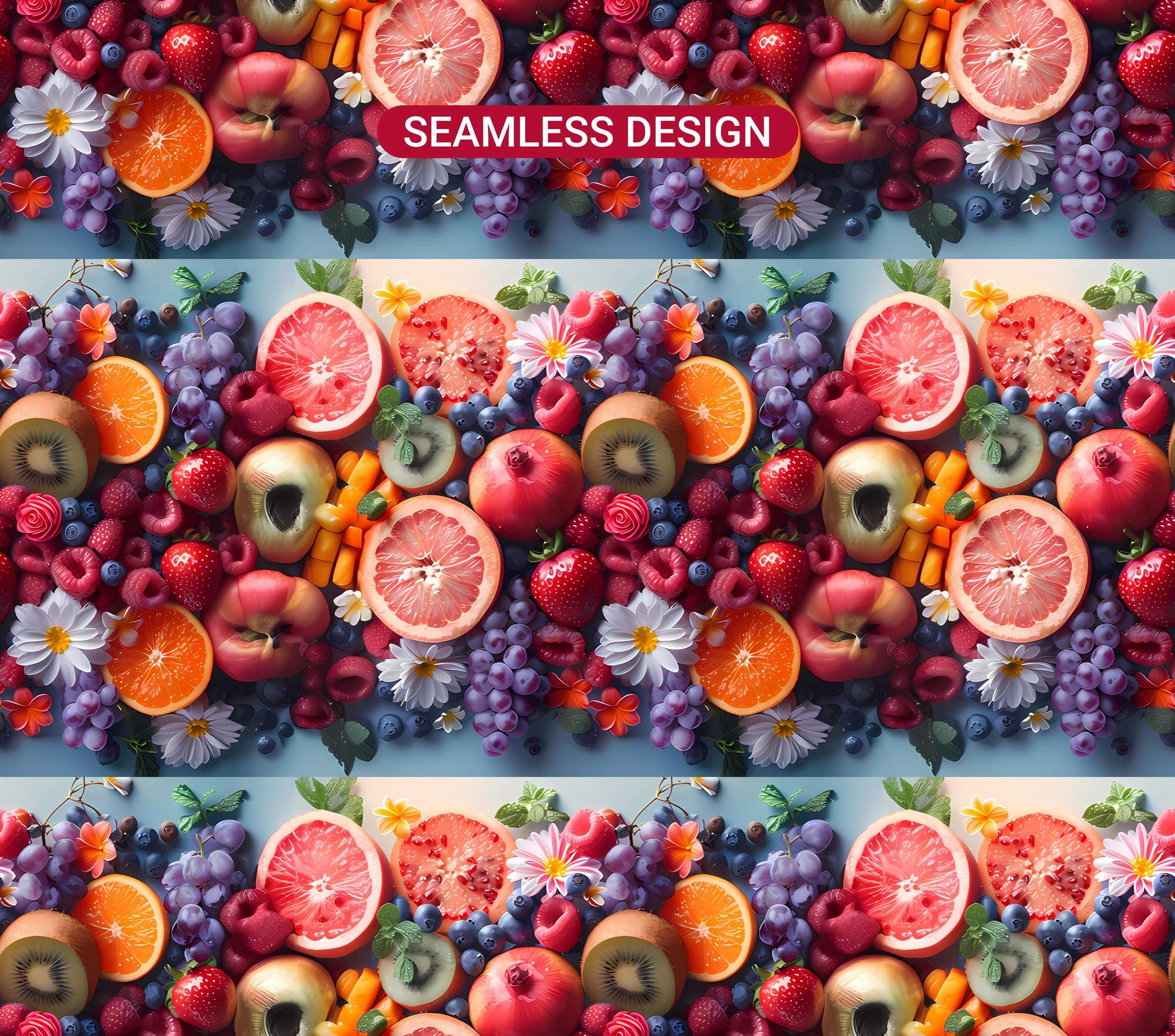 Exotic Fruit 4 Tumbler Wrap - CraftNest - Digital Crafting and Art