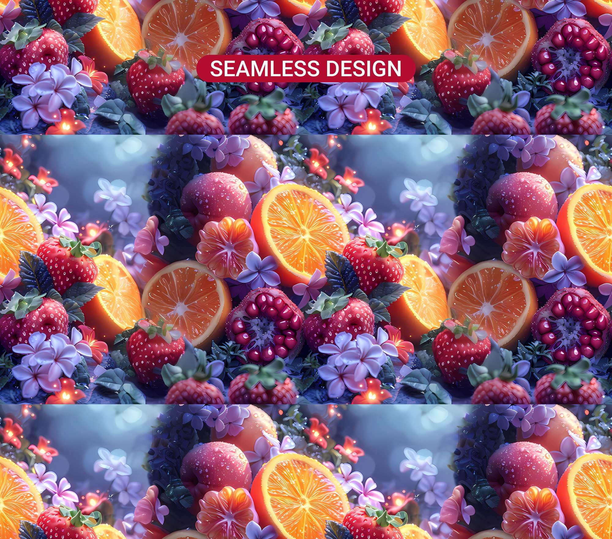 Exotic Fruit 3 Tumbler Wrap - CraftNest - Digital Crafting and Art