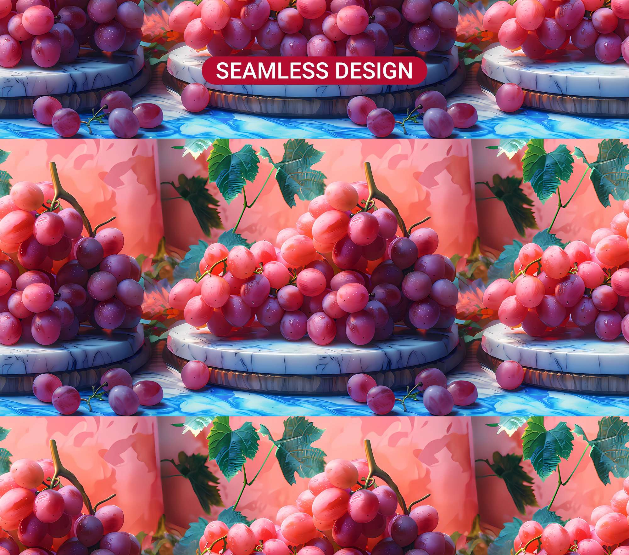 Grape 1 Tumbler Wrap - CraftNest - Digital Crafting and Art