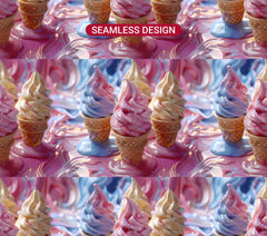 Ice Cream 5 Tumbler Wrap - CraftNest - Digital Crafting and Art