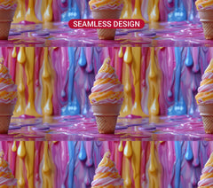 Ice Cream 3 Tumbler Wrap - CraftNest - Digital Crafting and Art