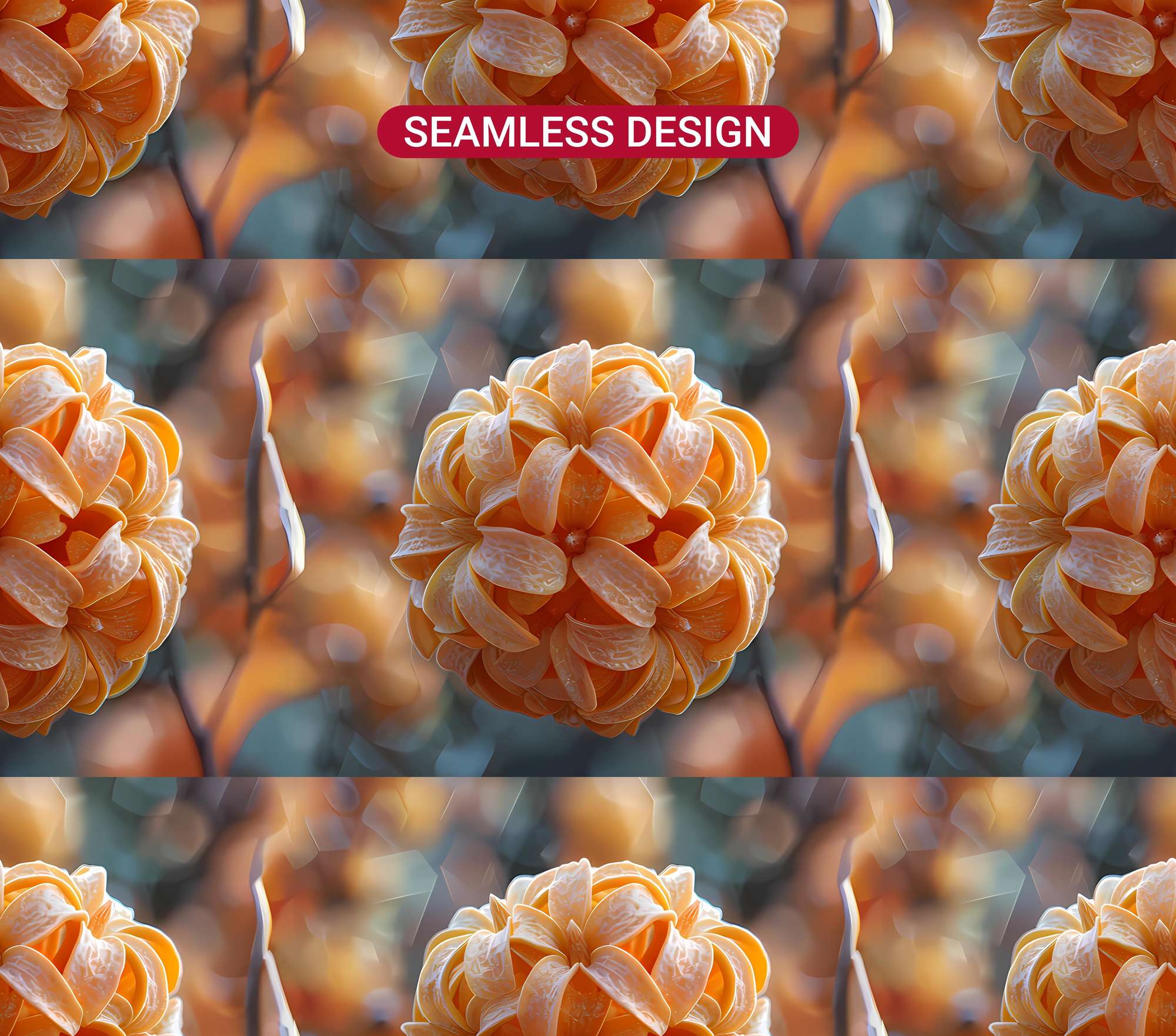 Orange 2 Tumbler Wrap - CraftNest - Digital Crafting and Art