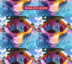 Summer Pool Party 3 Tumbler Wrap - CraftNest - Digital Crafting and Art