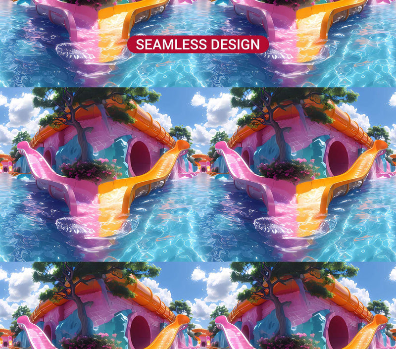 Summer Pool Party 3 Tumbler Wrap - CraftNest - Digital Crafting and Art