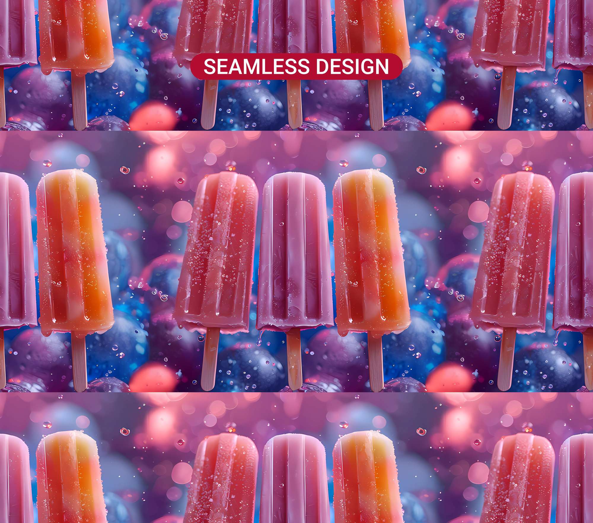 Popsicle Summer 2 Tumbler Wrap - CraftNest - Digital Crafting and Art