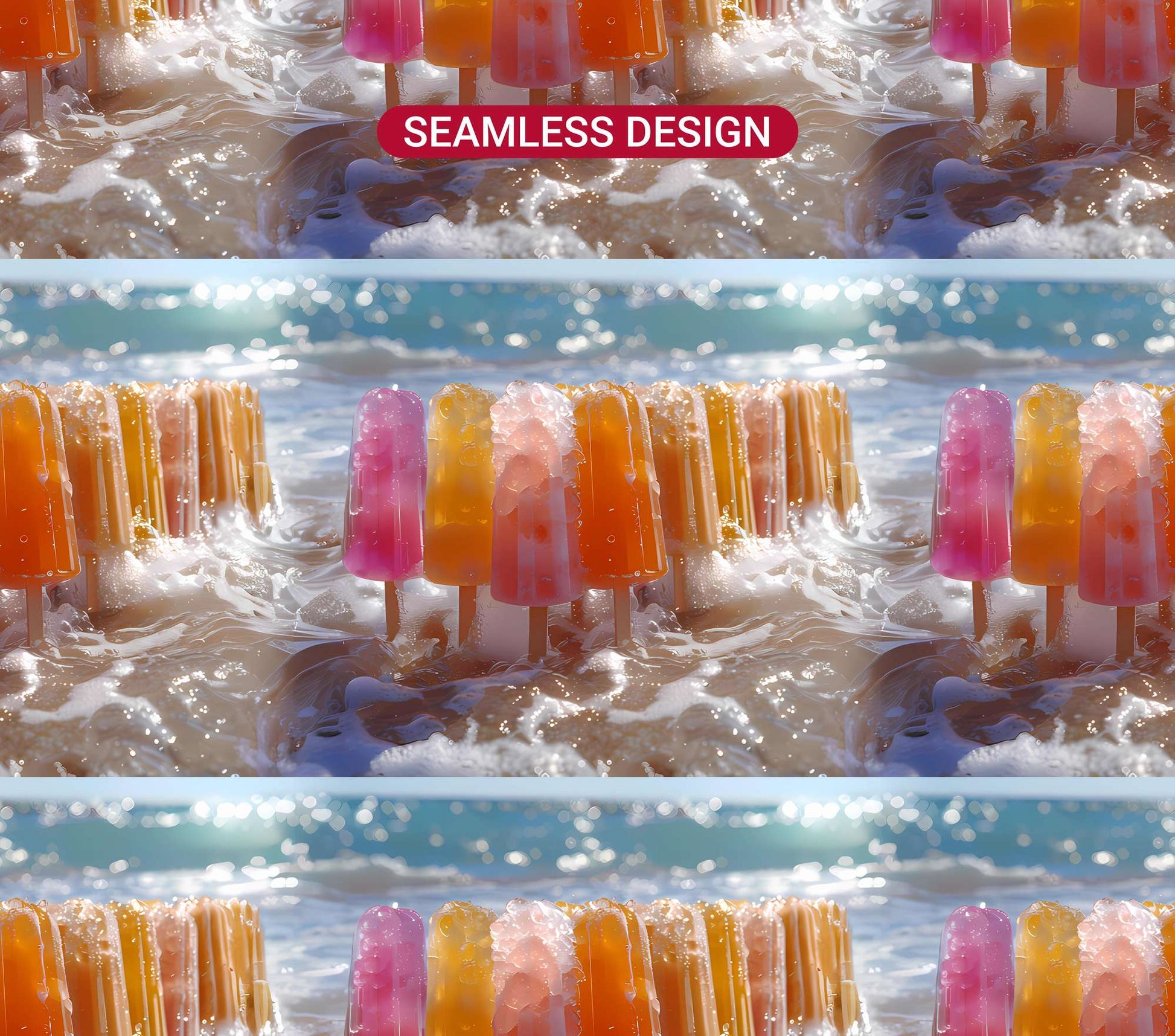 Popsicle Summer 4 Tumbler Wrap - CraftNest - Digital Crafting and Art