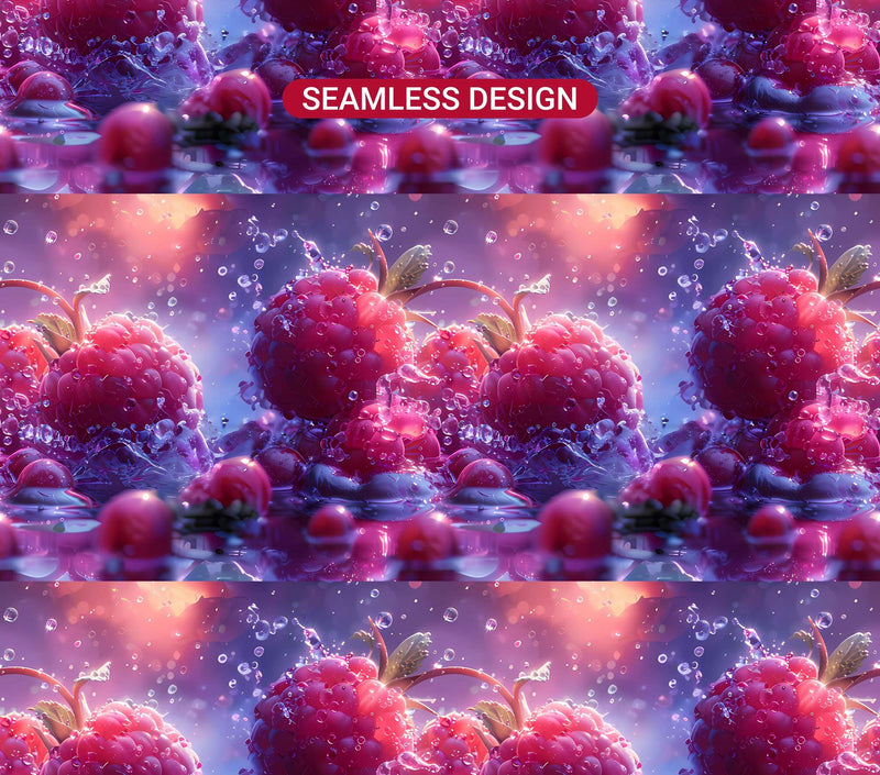 Red Fruit 9 Tumbler Wrap - CraftNest - Digital Crafting and Art