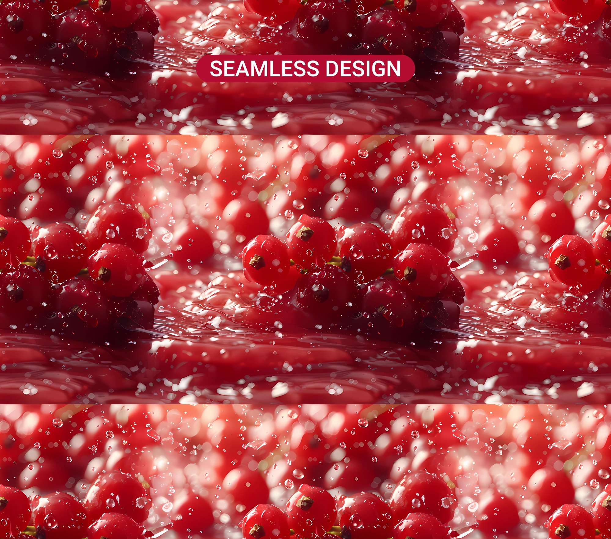 Red Fruit 6 Tumbler Wrap - CraftNest - Digital Crafting and Art