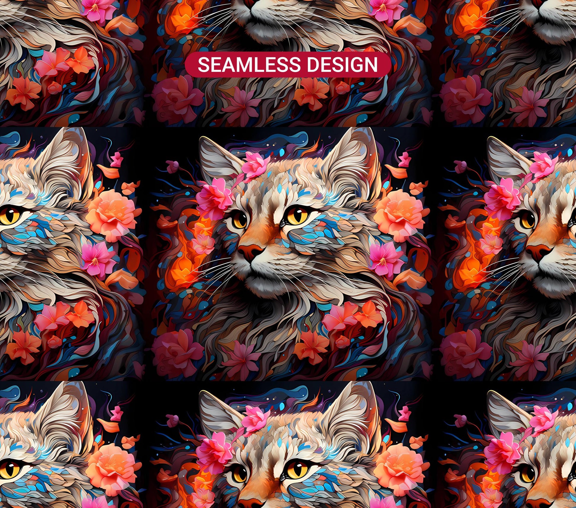 Spring Cats 4 Tumbler Wrap - CraftNest