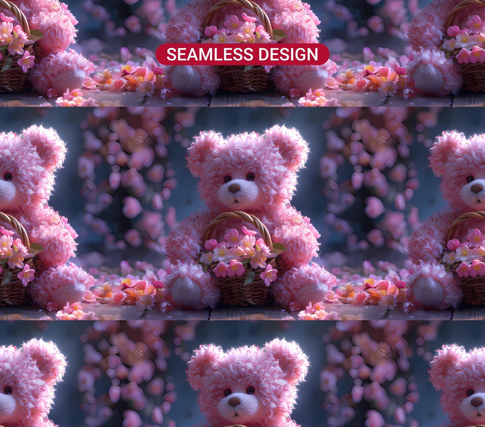 Teddy Bear Easter 2 Tumbler Wrap - CraftNest