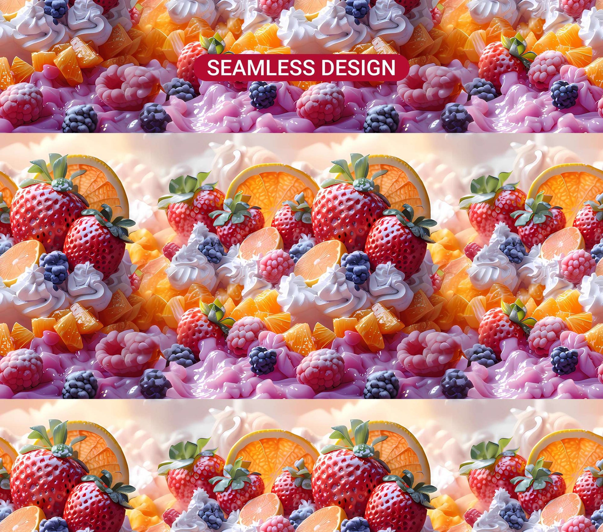 Tropical Fruit 5 Tumbler Wrap - CraftNest - Digital Crafting and Art