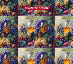 Vineyard Grapes 1 Tumbler Wrap - CraftNest - Digital Crafting and Art