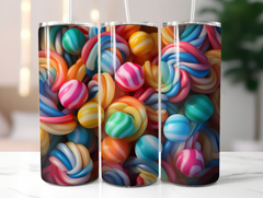 Candy Canes Tumbler Wrap - CraftNest