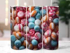 Candy Canes Tumbler Wrap - CraftNest