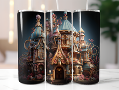 Gingerbread Houses Tumbler Wrap - CraftNest