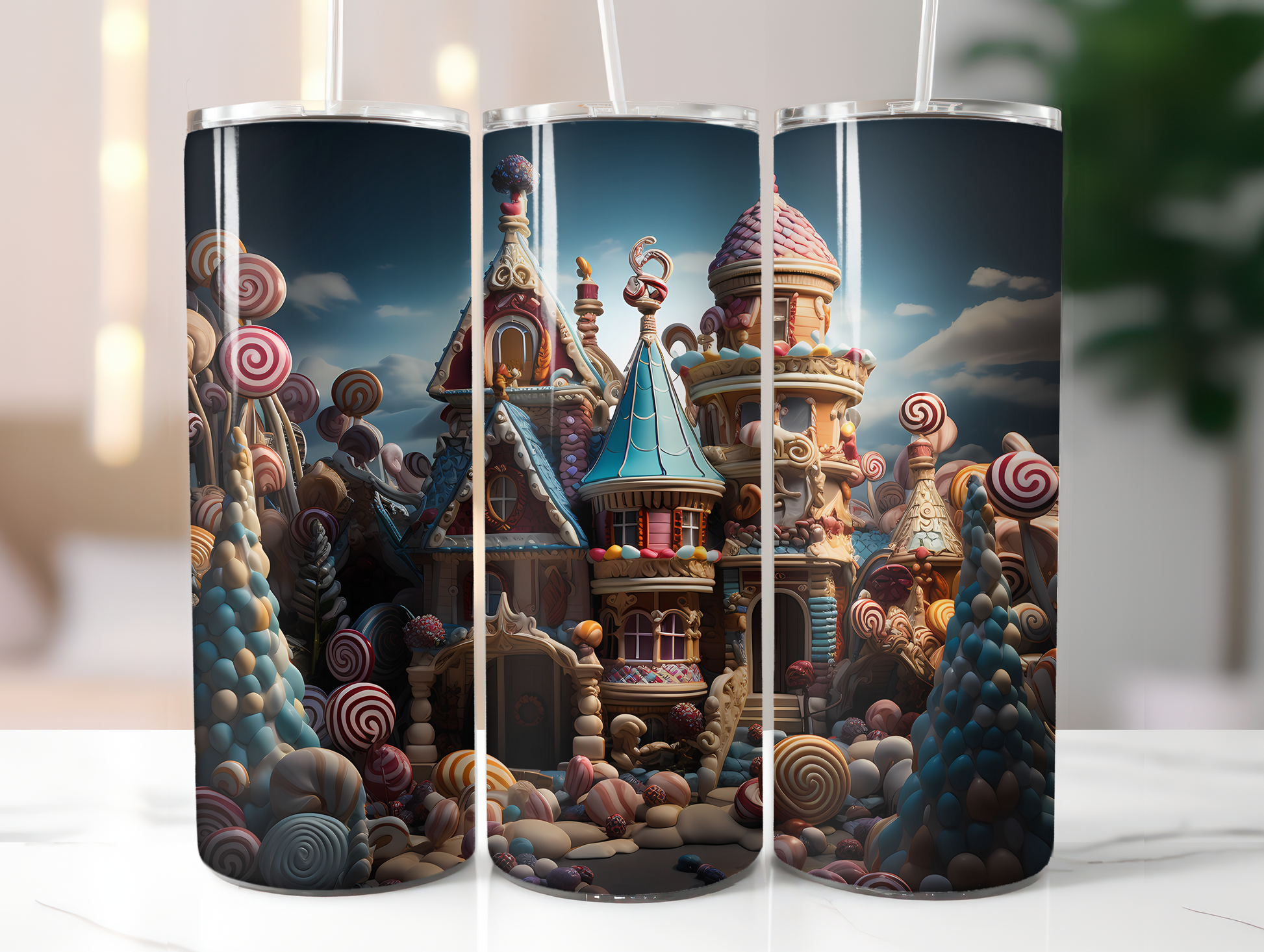 Gingerbread Houses Tumbler Wrap - CraftNest