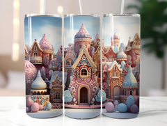 Gingerbread Houses Tumbler Wrap - CraftNest