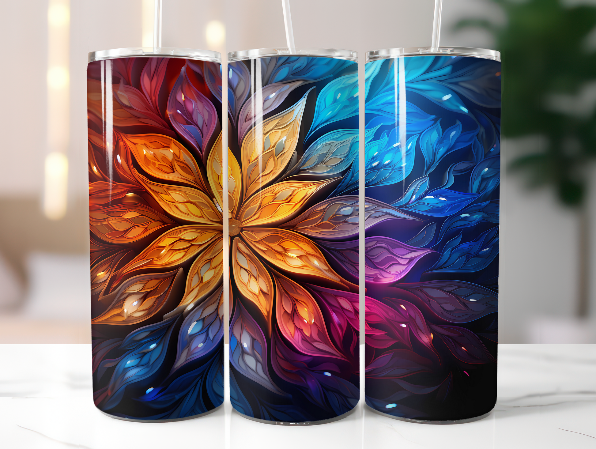 Snowflake Patterns Tumbler Wrap - CraftNest