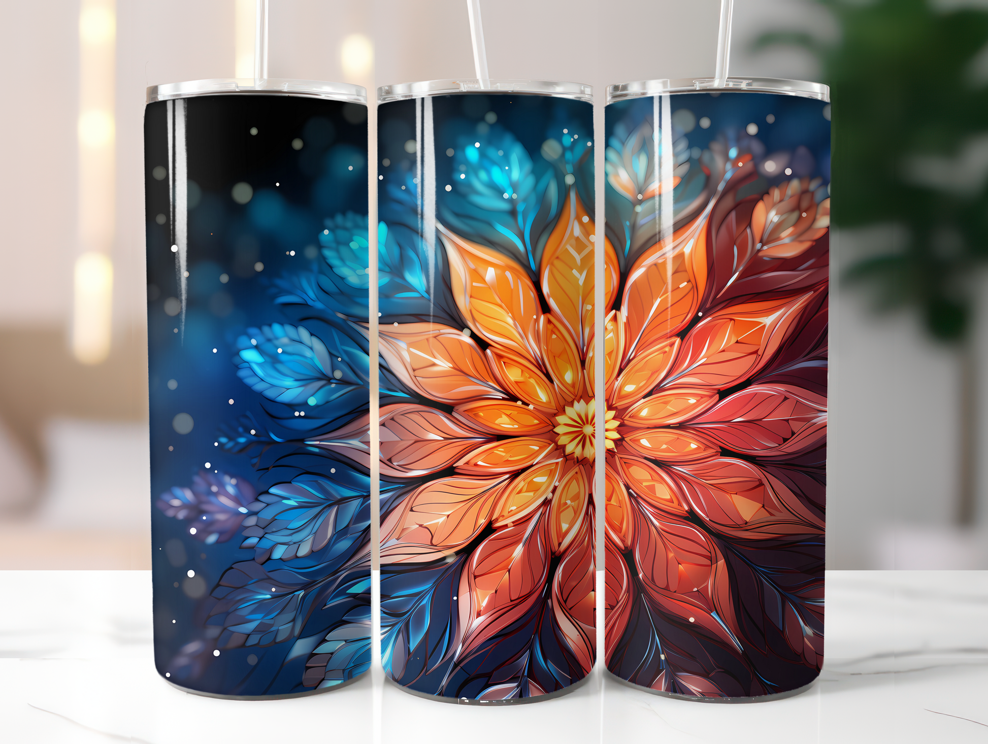 Snowflake Patterns Tumbler Wrap - CraftNest