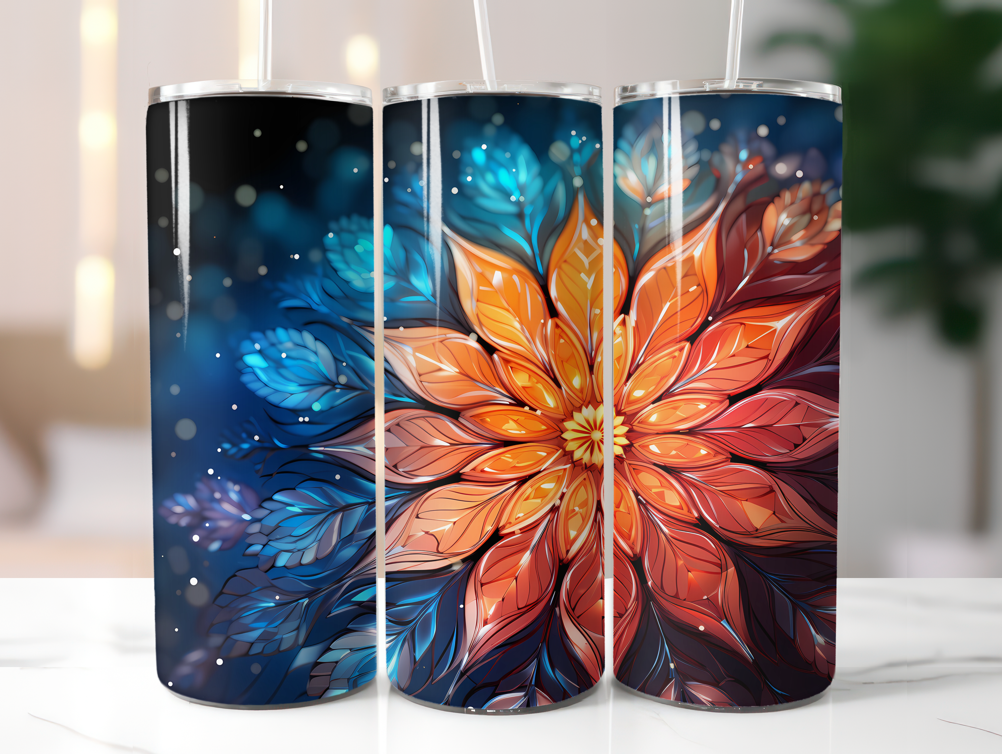 Snowflake Patterns Tumbler Wrap - CraftNest
