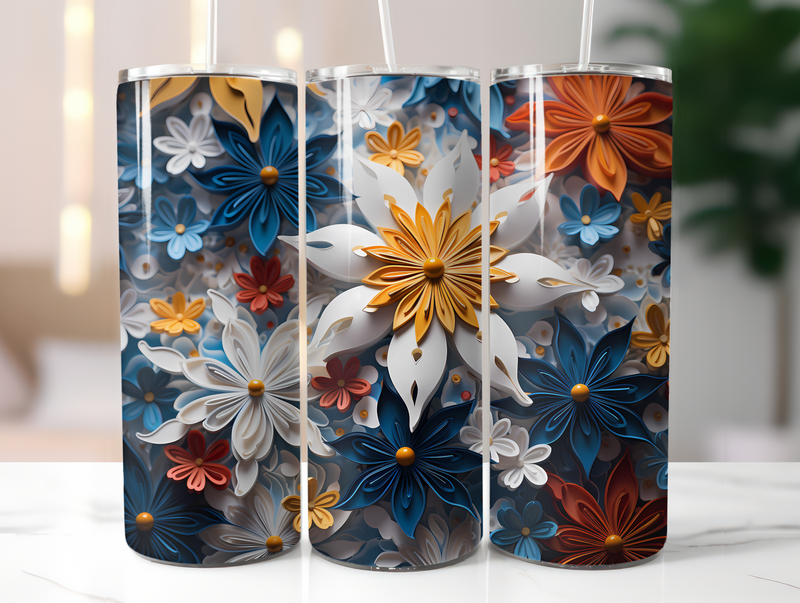 Snowflake Patterns Tumbler Wrap - CraftNest