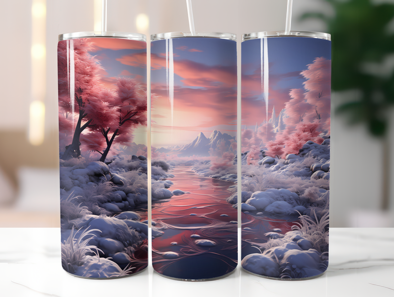 Winter Landscapes Tumbler Wrap - CraftNest