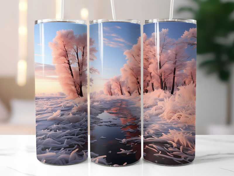 Winter Landscapes Tumbler Wrap - CraftNest