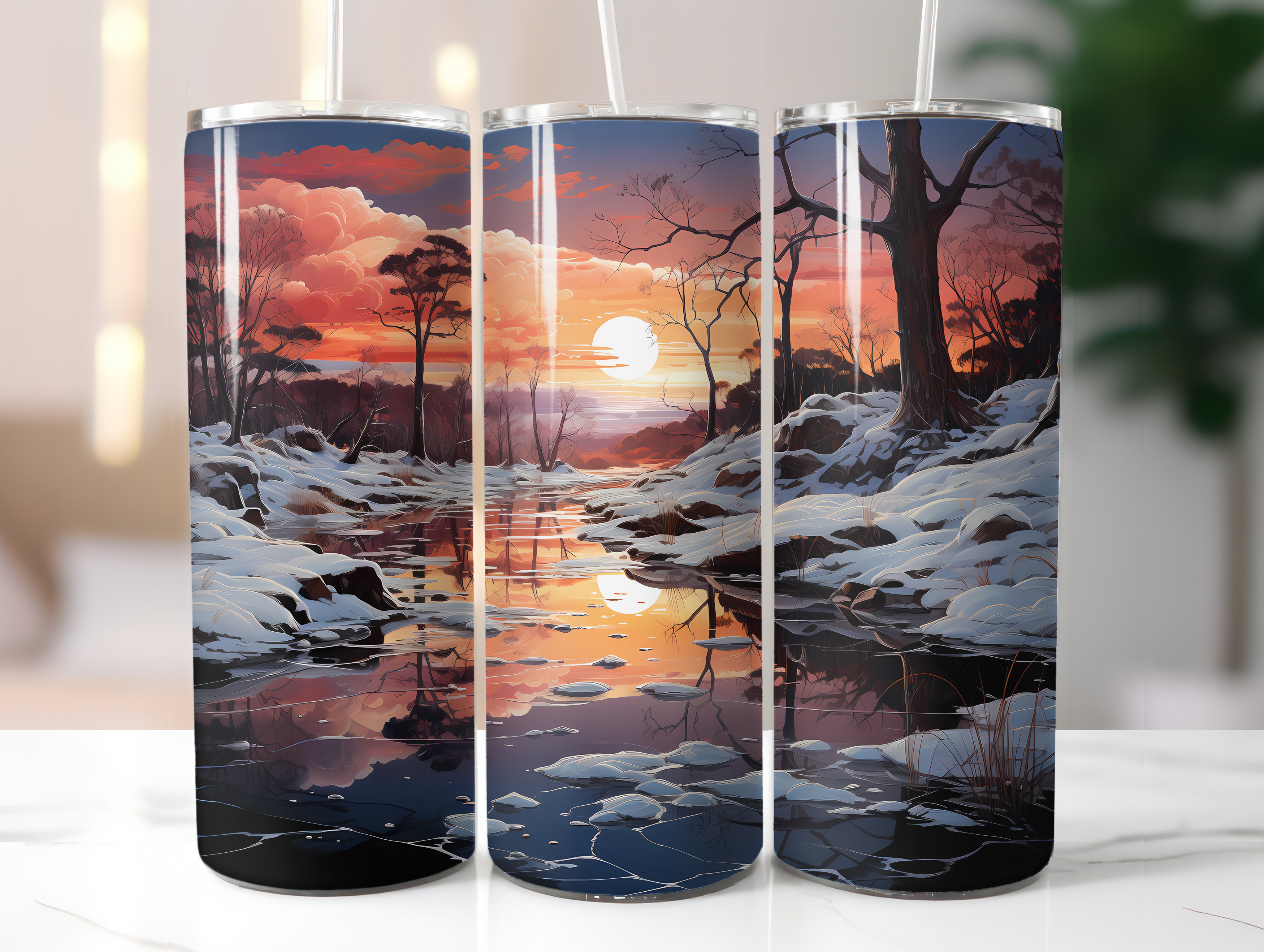 Winter Landscapes Tumbler Wrap - CraftNest