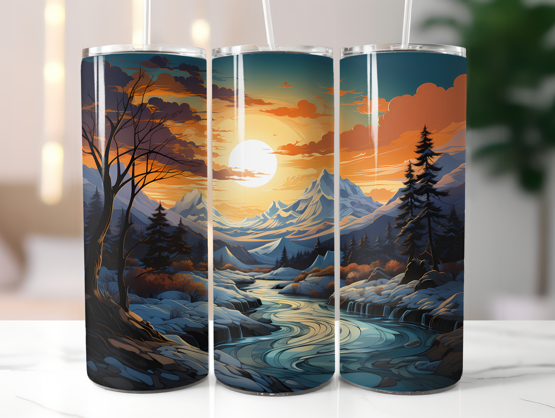 Winter Landscapes Tumbler Wrap - CraftNest
