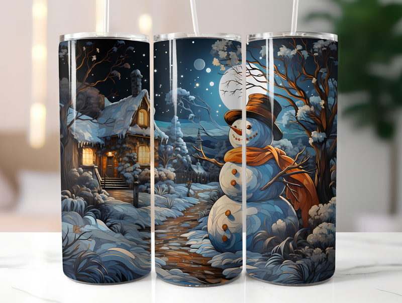 Winter Landscapes Tumbler Wrap - CraftNest