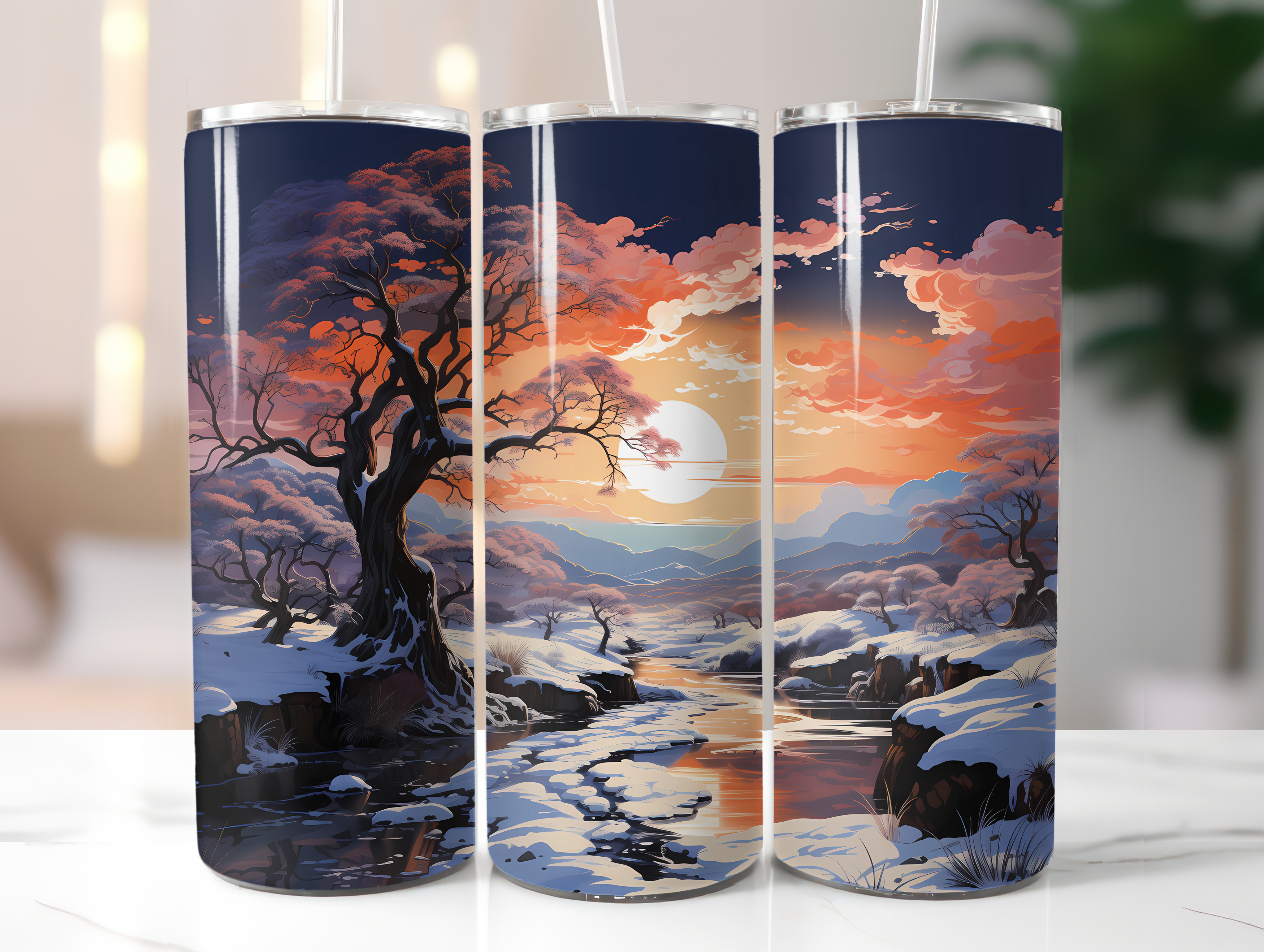 Winter Landscapes Tumbler Wrap - CraftNest