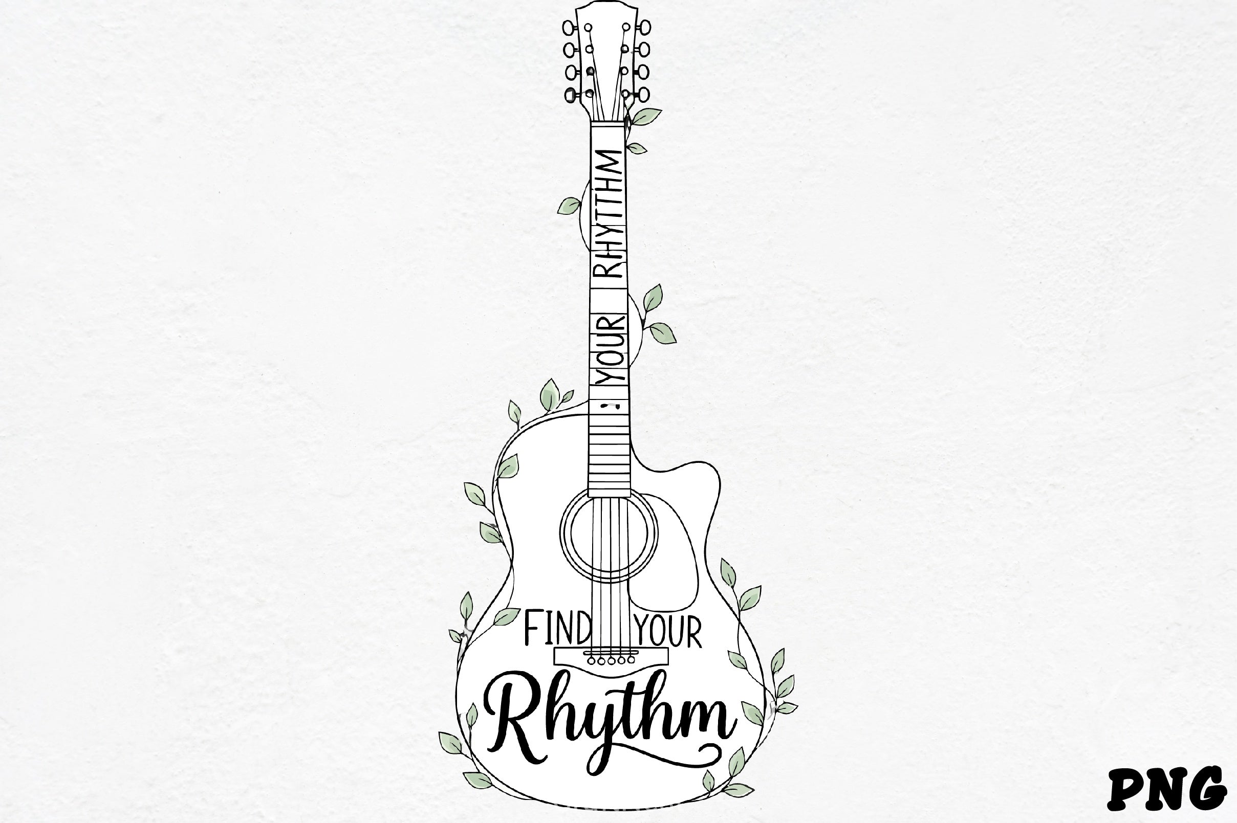 Find Your Rhythm Guitar Clipart Bundle - CraftNest - Digital Crafting and Art