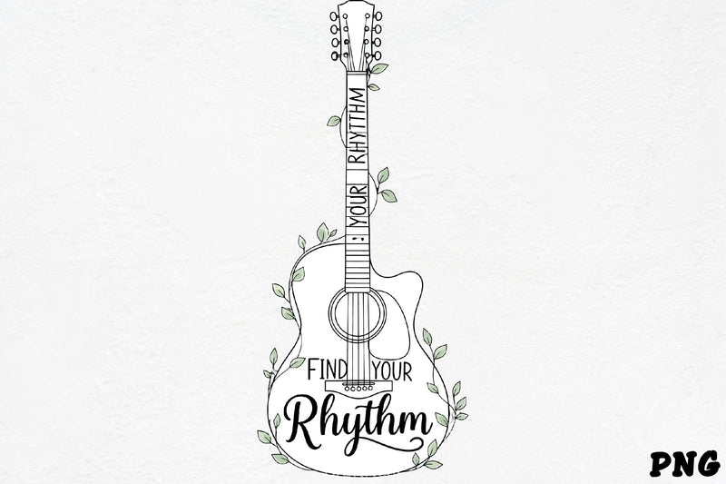 Find Your Rhythm Guitar Clipart Bundle - CraftNest - Digital Crafting and Art