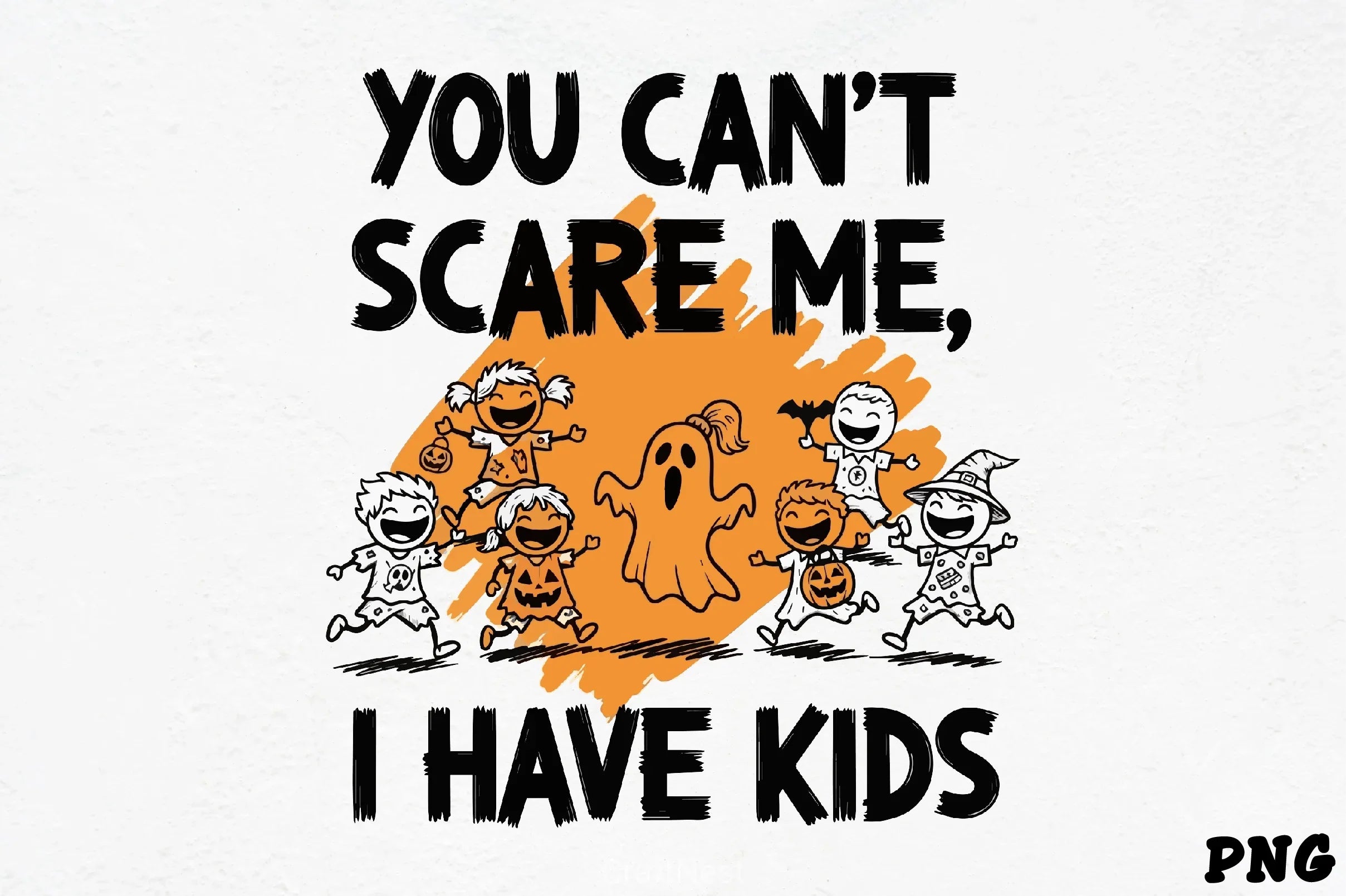 Kids Clipart Bundle: You Can't Scare Me - CraftNest - Digital Crafting and Art