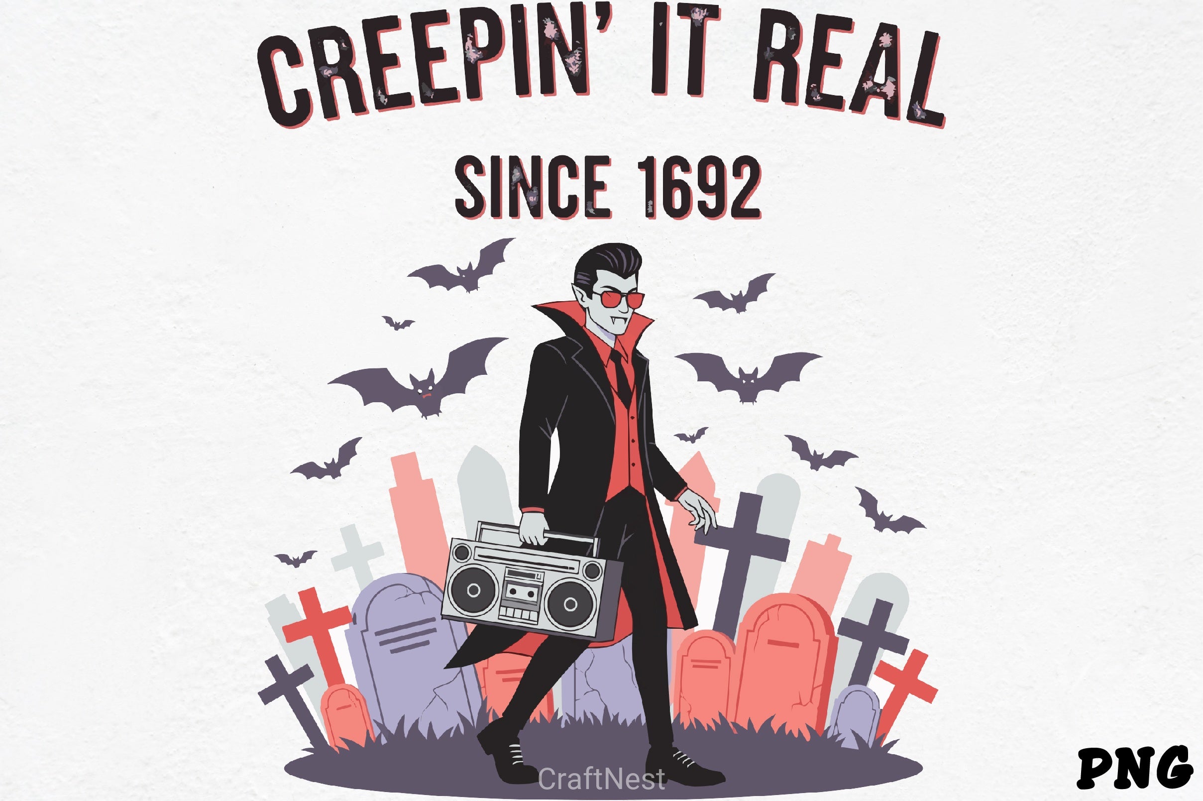 Creepin' It Real Vampire Clipart Bundle - CraftNest - Digital Crafting and Art