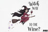Witch Way To The Wine Clipart Bundle