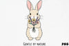 Cute Bunny with Spring Flowers Clipart Bundle