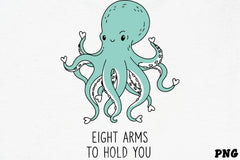 Teal Octopus Heart Suckers Clipart Bundle - CraftNest - Digital Crafting and Art