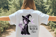 Resting Witch Face Clipart Bundle 3 - CraftNest - Digital Crafting and Art