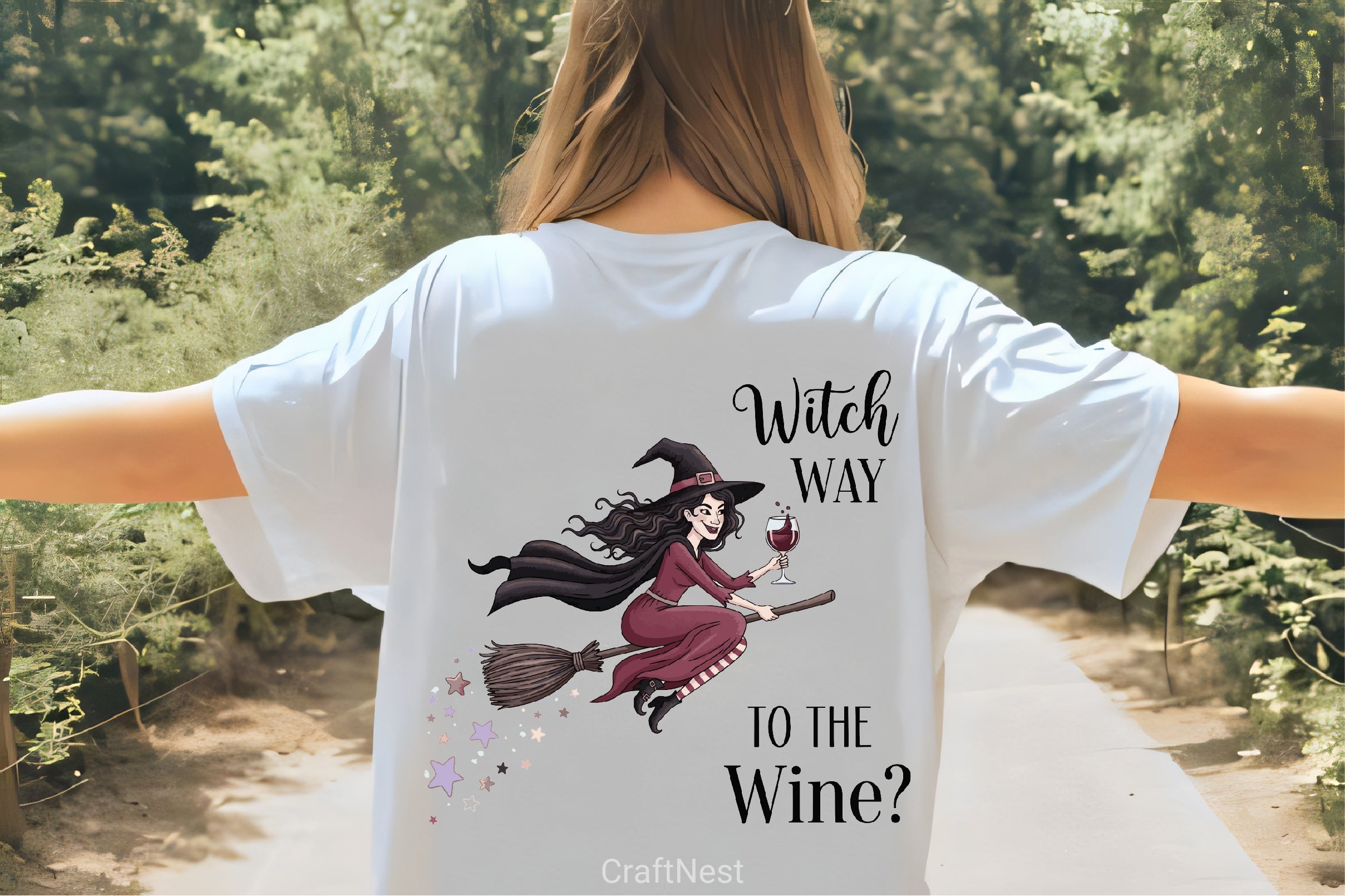 Witch Way To The Wine Clipart Bundle - CraftNest - Digital Crafting and Art