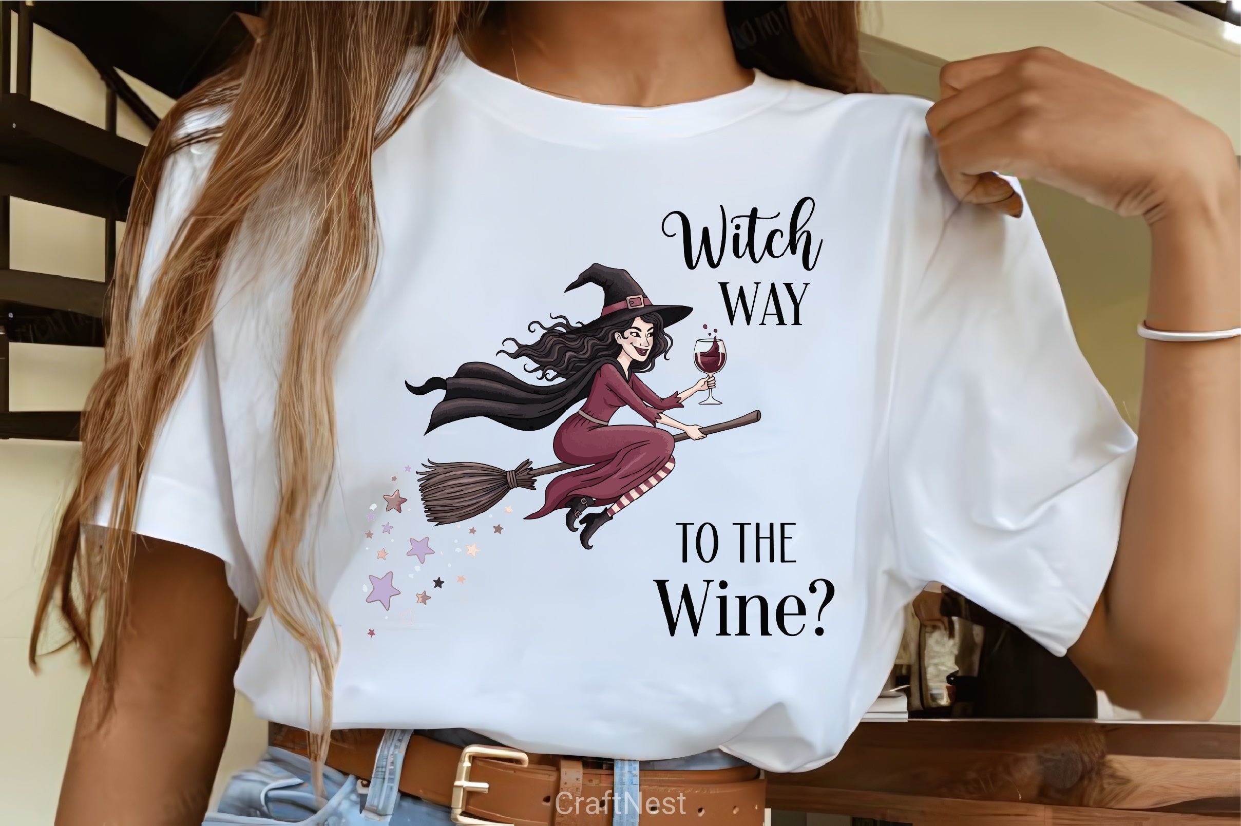 Witch Way To The Wine Clipart Bundle - CraftNest - Digital Crafting and Art
